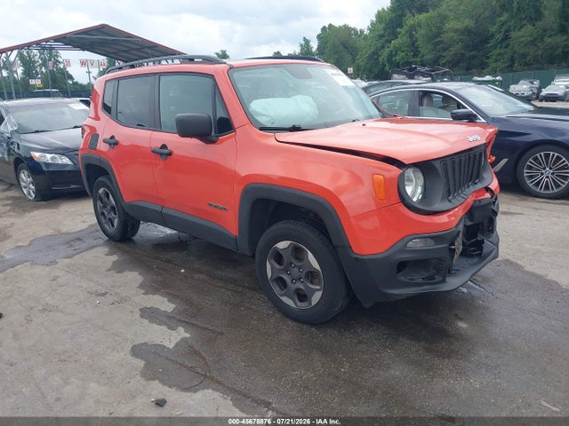 Auction sale of the 2017 Jeep Renegade Sport, vin: ZACCJBAB3HPF82106, lot number: 45678876