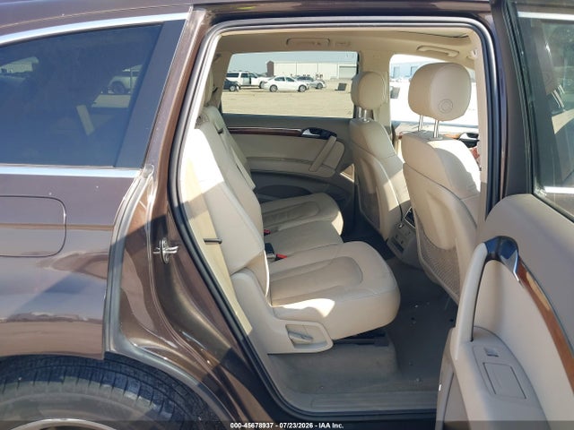 45678937 :رقم المزاد ، WA1LGAFE2FD019839 vin ، 2015 Audi Q7 3.0t Premium مزاد بيع