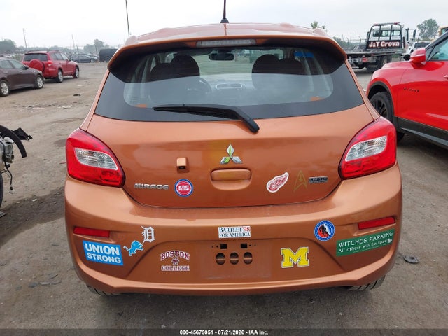 2020 Mitsubishi Mirage Gt/le მანქანა იყიდება აუქციონზე, vin: ML32A5HJ8LH005519, აუქციონის ნომერი: 45679051