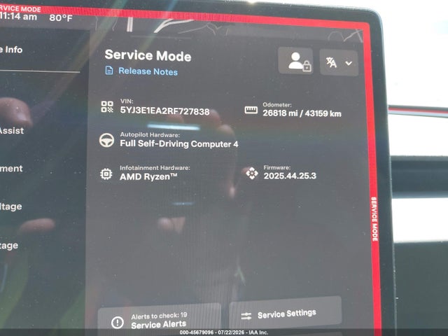 Продажа на аукционе авто 2024 Tesla Model 3 Long Range Dual Motor All-wheel Drive/rear-wheel Drive, vin: 5YJ3E1EA2RF727838, номер лота: 45679096
