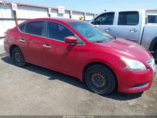 2013 Nissan Sentra Sv მანქანა იყიდება აუქციონზე, vin: 3N1AB7AP8DL710326, აუქციონის ნომერი: 45679148