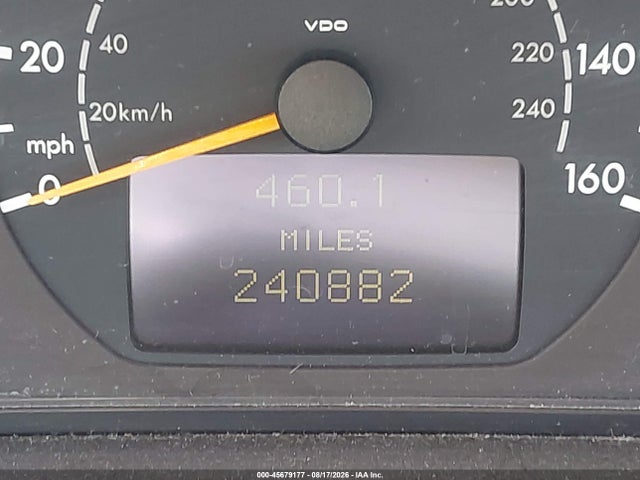 Aukcja sprzedaży 2000 Mercedes-benz E 430, vin: WDBJF70J8YB123130, numer aukcji: 45679177