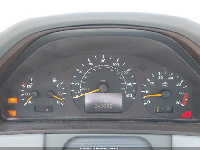 Aukcja sprzedaży 2000 Mercedes-benz E 430, vin: WDBJF70J8YB123130, numer aukcji: 45679177