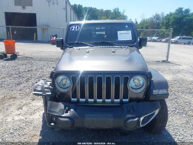 45679285 :رقم المزاد ، 1C6HJTFGXML548508 vin ، 2021 Jeep Gladiator Overland 4x4 مزاد بيع