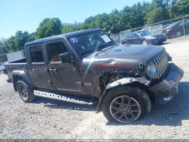 45679285 :رقم المزاد ، 1C6HJTFGXML548508 vin ، 2021 Jeep Gladiator Overland 4x4 مزاد بيع