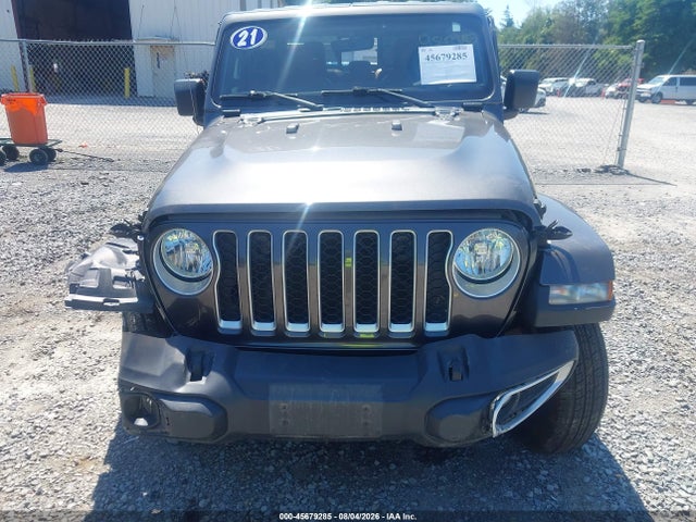 45679285 :رقم المزاد ، 1C6HJTFGXML548508 vin ، 2021 Jeep Gladiator Overland 4x4 مزاد بيع