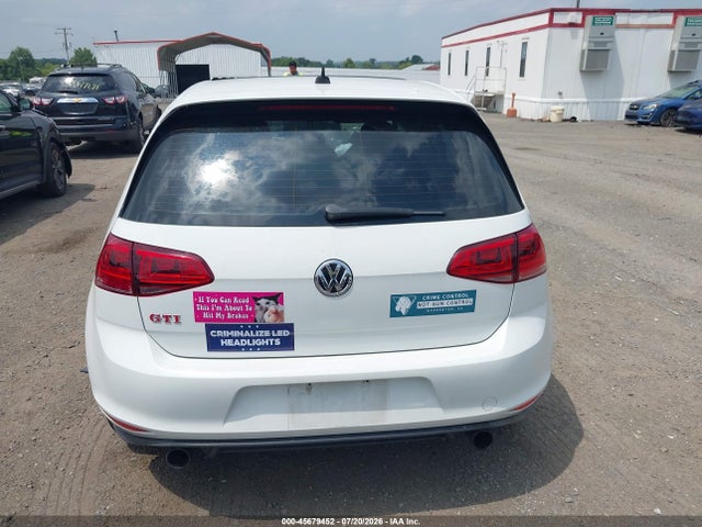 Продаж на аукціоні авто 2017 Volkswagen Golf Gti Autobahn 4-door/s 4-door/se 4-door/sport 4-door, vin: 3VW447AU0HM052587, номер лоту: 45679452