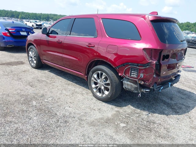 2019 Dodge Durango Gt Plus Awd მანქანა იყიდება აუქციონზე, vin: 1C4RDJDG5KC633524, აუქციონის ნომერი: 45679560