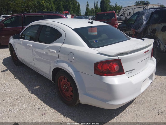 Aukcja sprzedaży 2013 Dodge Avenger Se, vin: 1C3CDZAB1DN627289, numer aukcji: 45679577