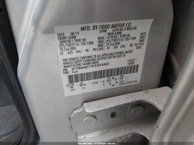 Ford F-450 Xl 2015 1FT8W4DT3FEB33800 Image 9