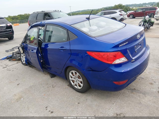 Продажа на аукционе авто 2012 Hyundai Accent Gls, vin: KMHCT4AE6CU220015, номер лота: 45680016