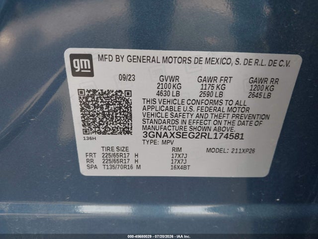 Chevrolet Equinox Awd Ls 2024 3GNAXSEG2RL174581 Image 9