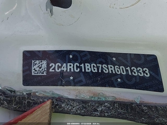 Продажа на аукционе авто 2025 Chrysler Pacifica Select, vin: 2C4RC1BG7SR601333, номер лота: 45680093