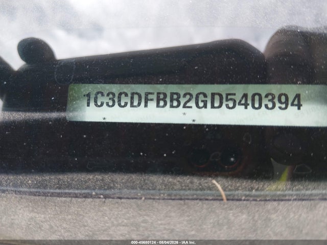 Aukcja sprzedaży 2016 Dodge Dart Sxt, vin: 1C3CDFBB2GD540394, numer aukcji: 45680124