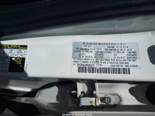 Aukcja sprzedaży 2021 Mazda Cx-30 Select, vin: 3MVDMABL6MM268376, numer aukcji: 45680155