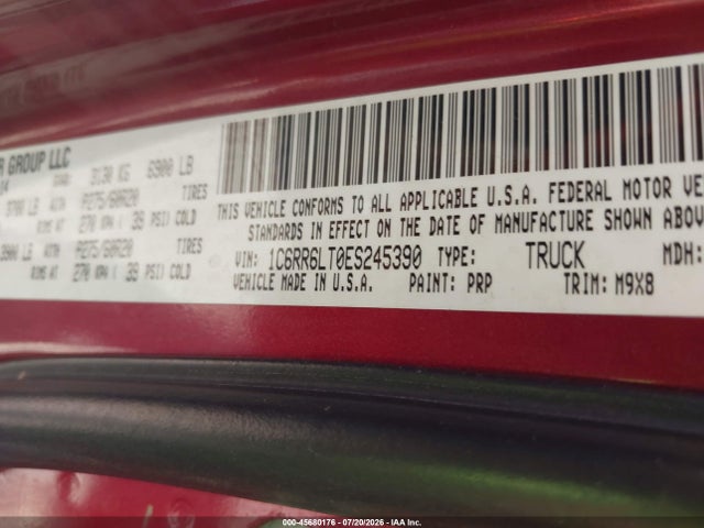 1C6RR6LT0ES245390 RAM 1500 Big Horn