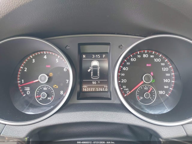 45680312 :رقم المزاد ، WVWFD7AJ3CW300437 vin ، 2012 Volkswagen Gti 2-door مزاد بيع