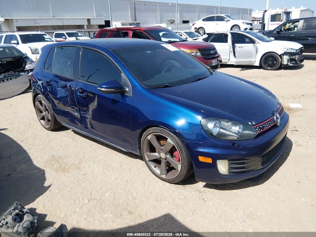 2012 Volkswagen Gti 4-door მანქანა იყიდება აუქციონზე, vin: WVWGV7AJ9CW219363, აუქციონის ნომერი: 45680322