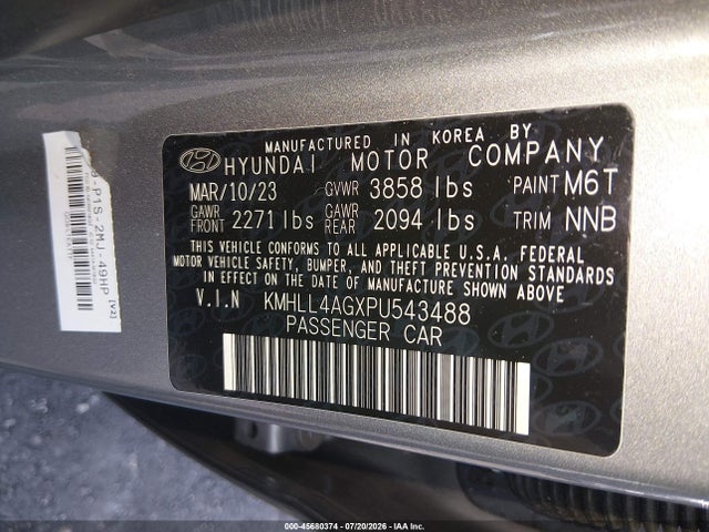 Hyundai ELANTRA SE 2023 KMHLL4AGXPU543488 Image 9