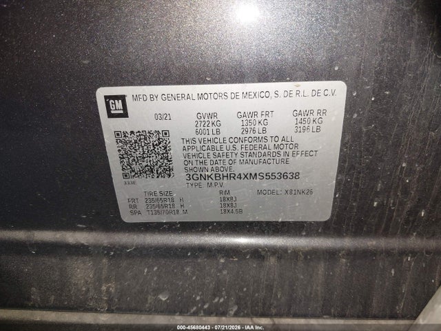 Chevrolet Blazer Awd 2lt 2021 3GNKBHR4XMS553638 Image 9