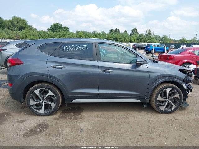 2017 Hyundai Tucson Limited მანქანა იყიდება აუქციონზე, vin: KM8J3CA22HU372548, აუქციონის ნომერი: 45680468