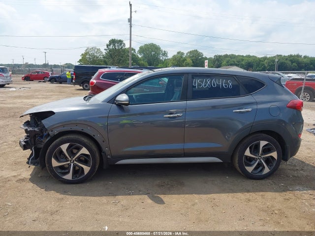 2017 Hyundai Tucson Limited მანქანა იყიდება აუქციონზე, vin: KM8J3CA22HU372548, აუქციონის ნომერი: 45680468