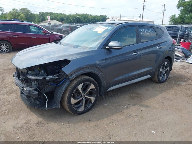 2017 Hyundai Tucson Limited მანქანა იყიდება აუქციონზე, vin: KM8J3CA22HU372548, აუქციონის ნომერი: 45680468