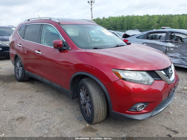 2016 Nissan Rogue Sl მანქანა იყიდება აუქციონზე, vin: 5N1AT2MVXGC853555, აუქციონის ნომერი: 45680499