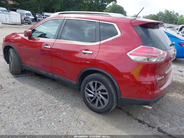 2016 Nissan Rogue Sl მანქანა იყიდება აუქციონზე, vin: 5N1AT2MVXGC853555, აუქციონის ნომერი: 45680499