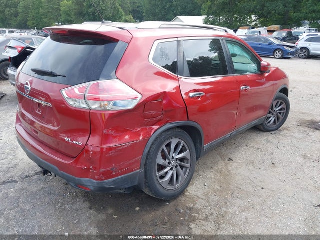 2016 Nissan Rogue Sl მანქანა იყიდება აუქციონზე, vin: 5N1AT2MVXGC853555, აუქციონის ნომერი: 45680499