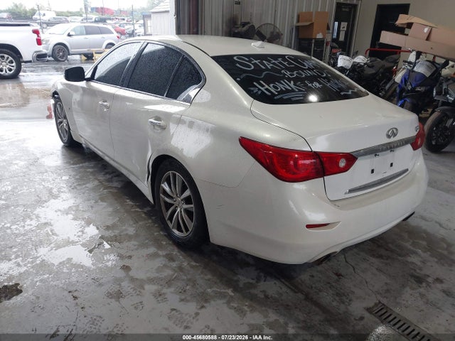 2014 Infiniti Q50 მანქანა იყიდება აუქციონზე, vin: JN1BV7AP7EM674034, აუქციონის ნომერი: 45680588