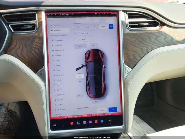 Tesla Model S 100d/75d/p100d 2018 5YJSA1E22JF244516 Image 19