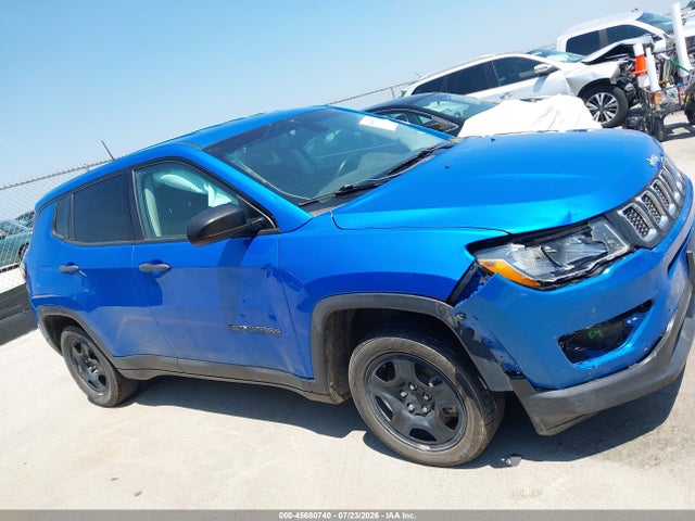Продажа на аукционе авто 2021 Jeep Compass Sport Fwd, vin: 3C4NJCAB5MT581038, номер лота: 45680740