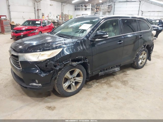 45680812 :رقم المزاد ، 5TDDKRFH5ES026689 vin ، 2014 Toyota Highlander Limited Platinum V6 مزاد بيع