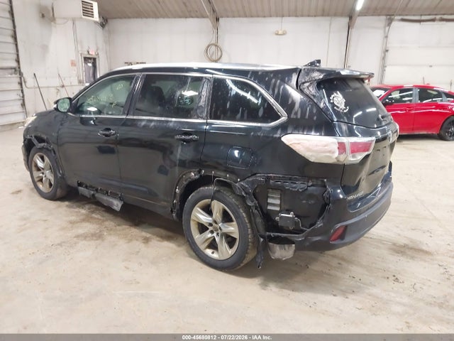 45680812 :رقم المزاد ، 5TDDKRFH5ES026689 vin ، 2014 Toyota Highlander Limited Platinum V6 مزاد بيع