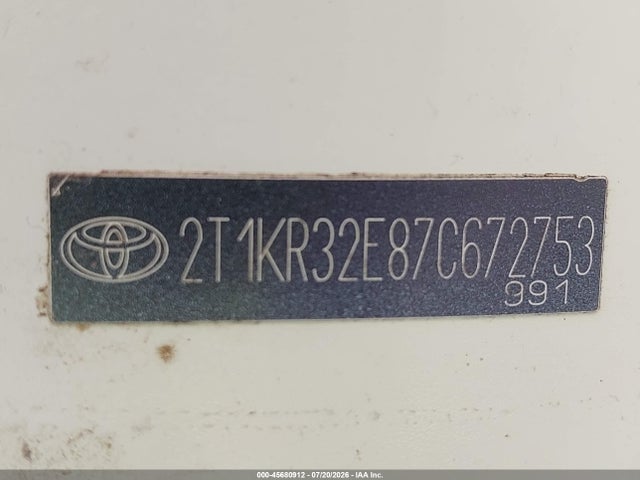 2005 Toyota Matrix მანქანა იყიდება აუქციონზე, vin: 2T1KR32E35C402987, აუქციონის ნომერი: 45680912