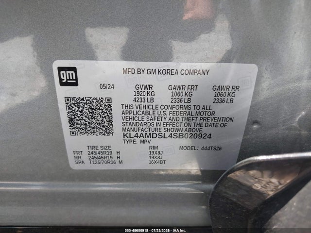 Продаж на аукціоні авто 2025 Buick Encore Gx Sport Touring Fwd, vin: KL4AMDSL4SB020924, номер лоту: 45680918