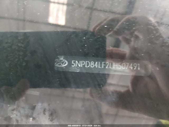5NPD84LF2LH507491 Hyundai ELANTRA SEL