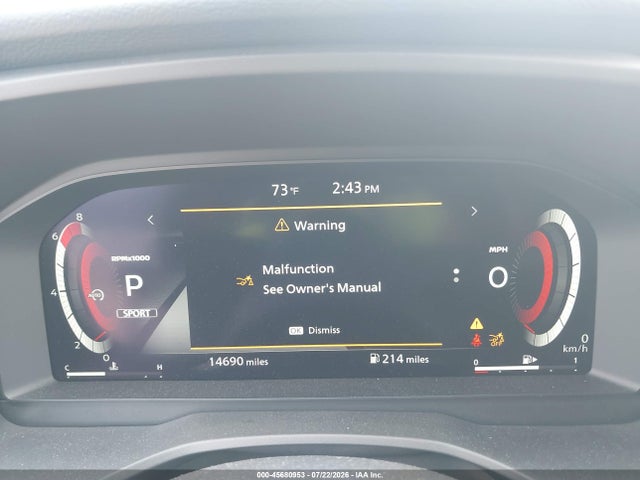 2024 Nissan Rogue Sl Intelligent Awd მანქანა იყიდება აუქციონზე, vin: JN8BT3CB1RW284476, აუქციონის ნომერი: 45680953