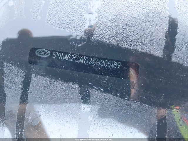 Продаж на аукціоні авто 2019 Hyundai Santa Fe Se, vin: 5NMS2CAD2KH005189, номер лоту: 45680979