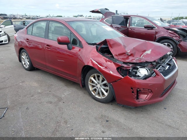 2014 Subaru Impreza 2.0i Premium მანქანა იყიდება აუქციონზე, vin: JF1GJAC67EH013652, აუქციონის ნომერი: 45681070