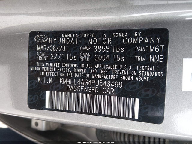 Hyundai ELANTRA SE 2023 KMHLL4AG4PU543499 Image 9