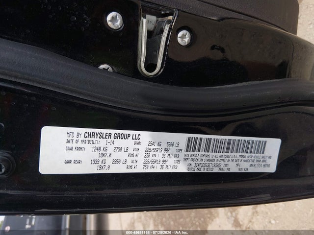 45681168 :رقم المزاد ، 3C4PDDDG3ET193322 vin ، 2014 Dodge Journey Limited مزاد بيع