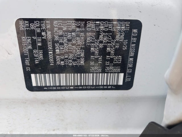 Nissan Rogue Platinum 2026 JN8BT3DD8TW300874 Image 9