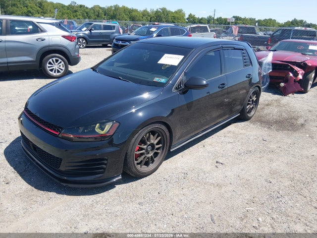 45681234 :رقم المزاد ، 3VW4T7AU6FM103459 vin ، 2015 Volkswagen Golf Gti 2.0t Se 4-door مزاد بيع