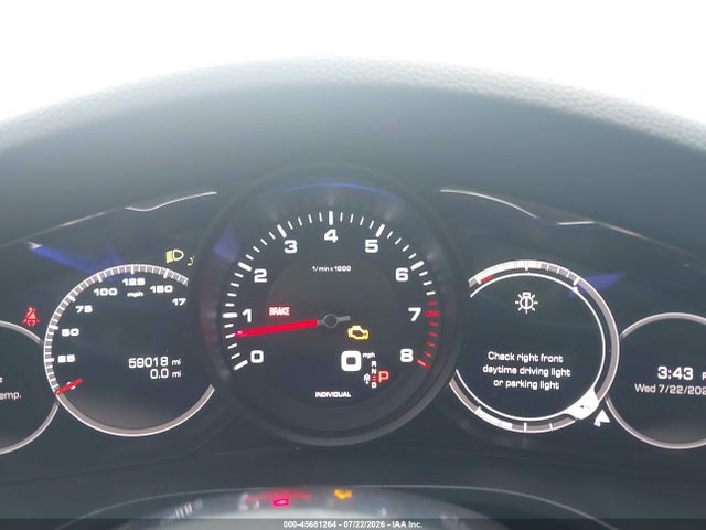 45681264 :رقم المزاد ، WP1AA2AYXKDA15021 vin ، 2019 Porsche Cayenne مزاد بيع