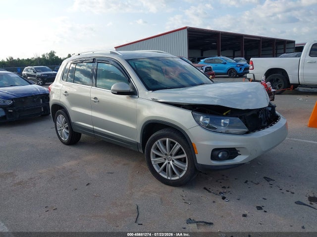 2014 Volkswagen Tiguan Se მანქანა იყიდება აუქციონზე, vin: WVGAV3AX6EW521422, აუქციონის ნომერი: 45681274