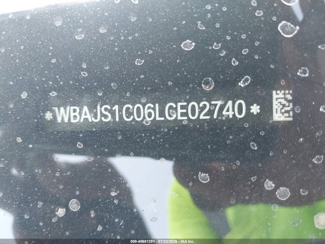 Aukcja sprzedaży 2020 Bmw 540i, vin: WBAJS1C06LCE02740, numer aukcji: 45681291