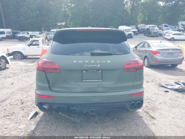 45681326 :رقم المزاد ، WP1AB2A22FLA56408 vin ، 2015 Porsche Cayenne S مزاد بيع