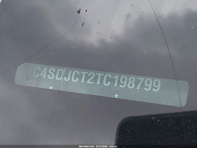 2026 Dodge Durango Gt Plus Awd Hemi V8 მანქანა იყიდება აუქციონზე, vin: 1C4SDJCT2TC198799, აუქციონის ნომერი: 45681328